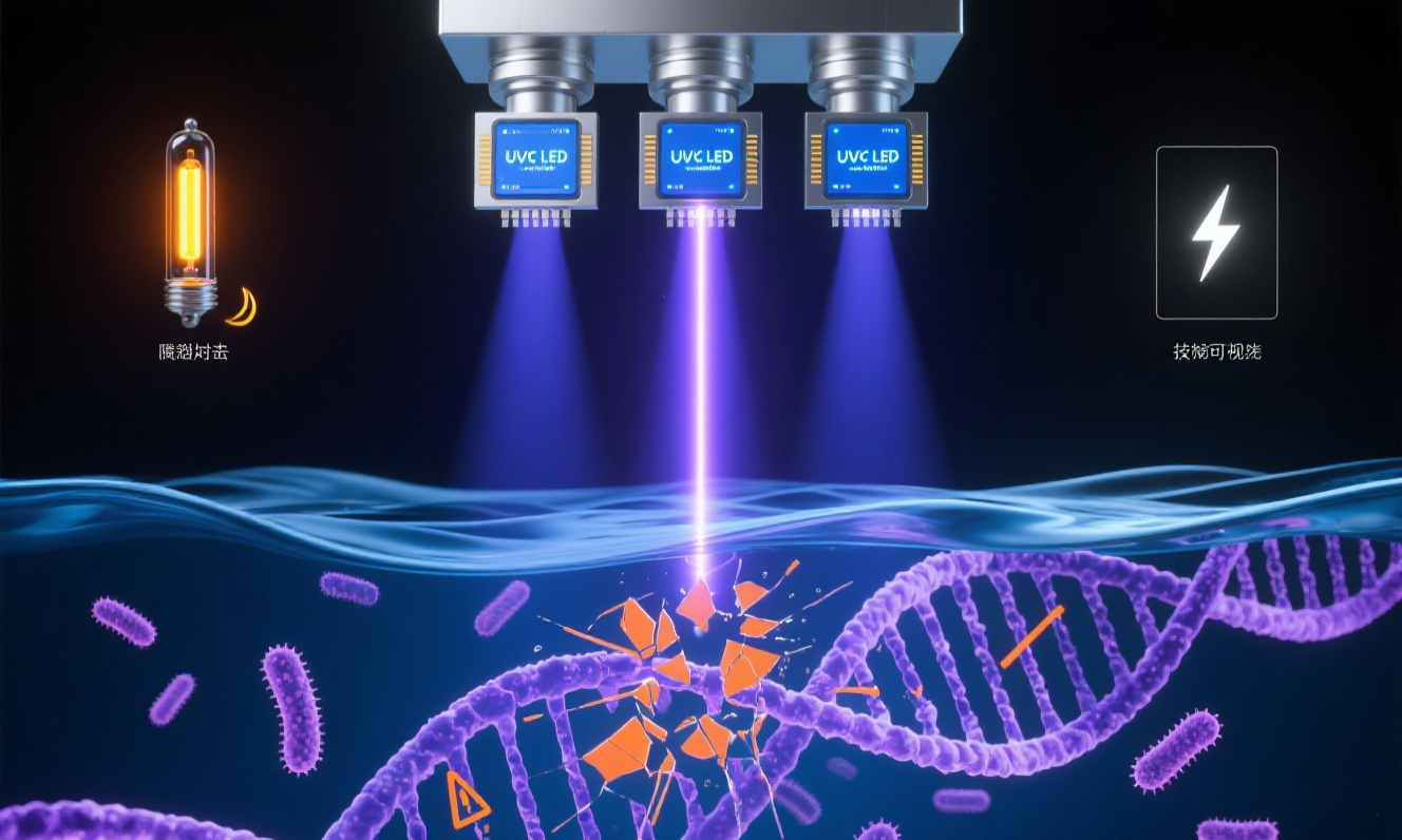 Schematic diagram of UVC LED light source technology