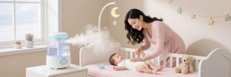 Exclusive humidification scene for mother and baby rooms
